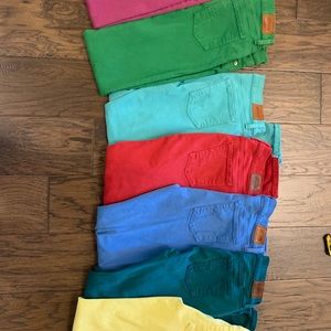 Fossil skinny colored jeans